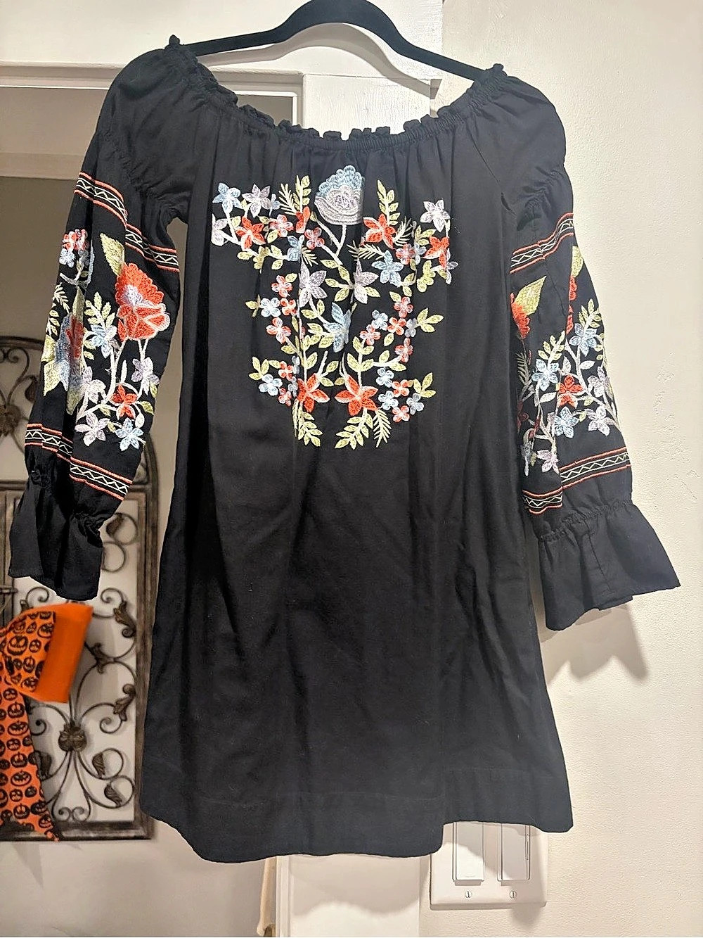 Free People Fleur Du Jour Dress Black XS